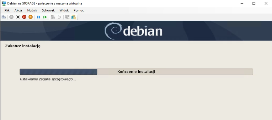Instalacja Debiana na Hyper-V